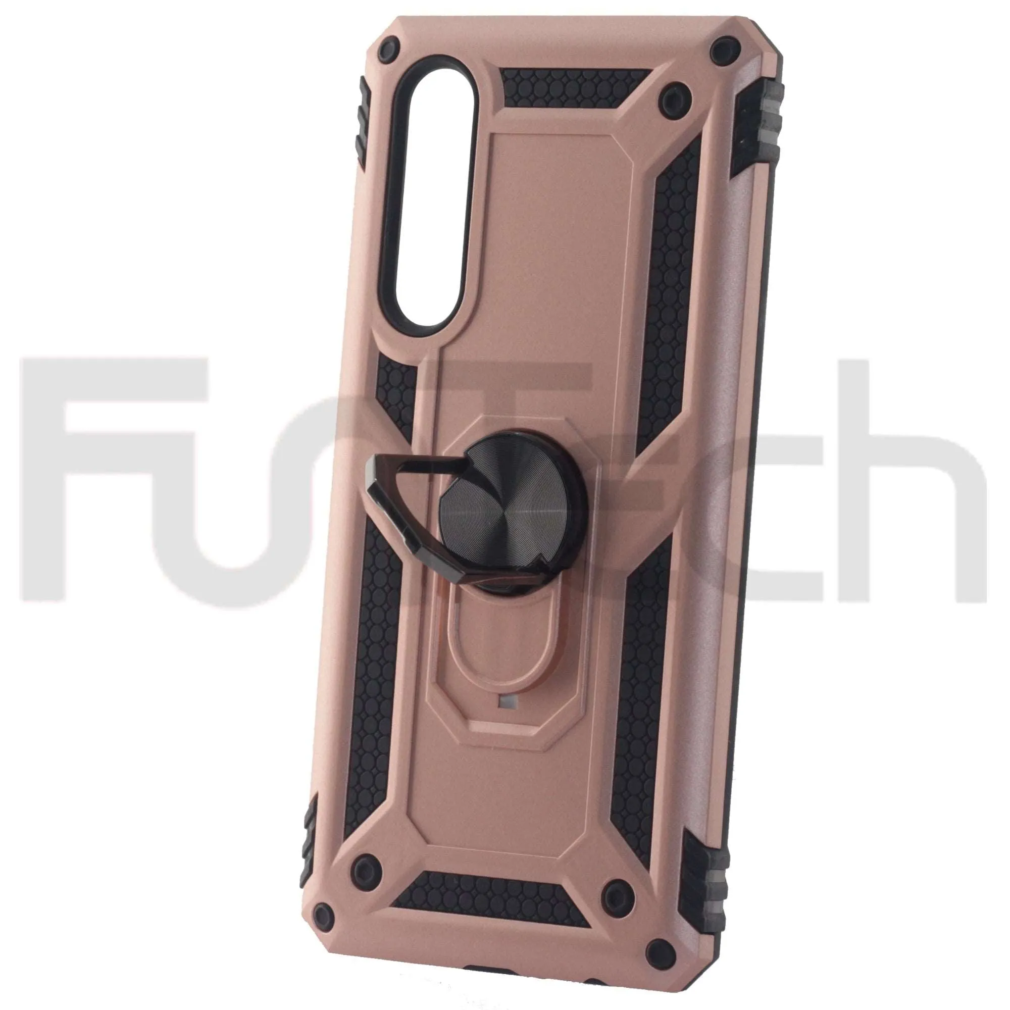 Huawei P30, Ring Armor Case, Color Rose Gold.