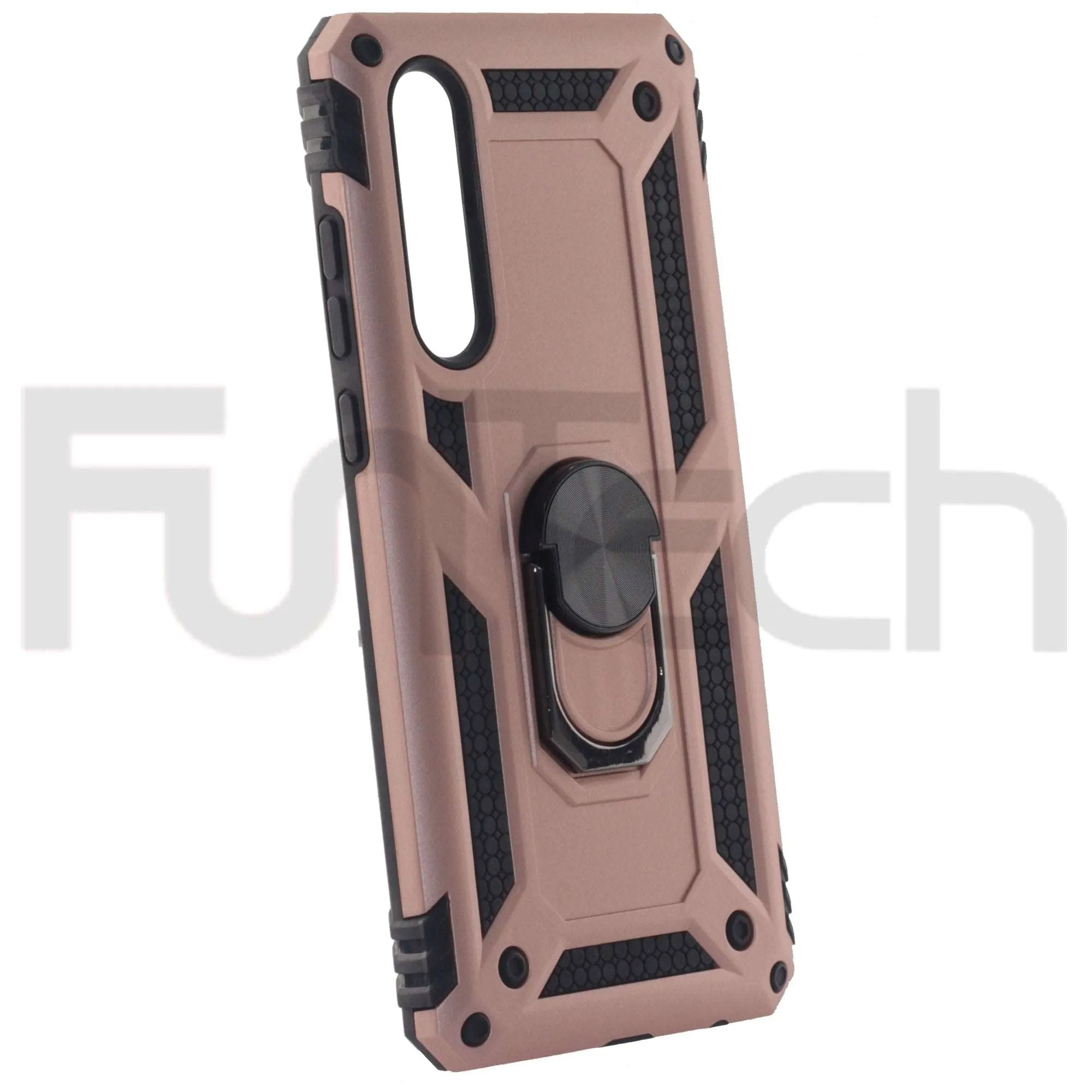 Huawei P30, Ring Armor Case, Color Rose Gold.