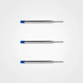 Humanium Pen Refill 3-pack, Blue Ink