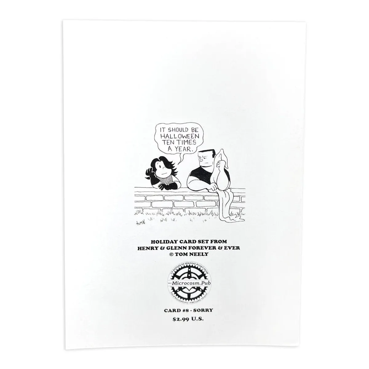 I'm Sorry Henry & Glenn Greeting Card