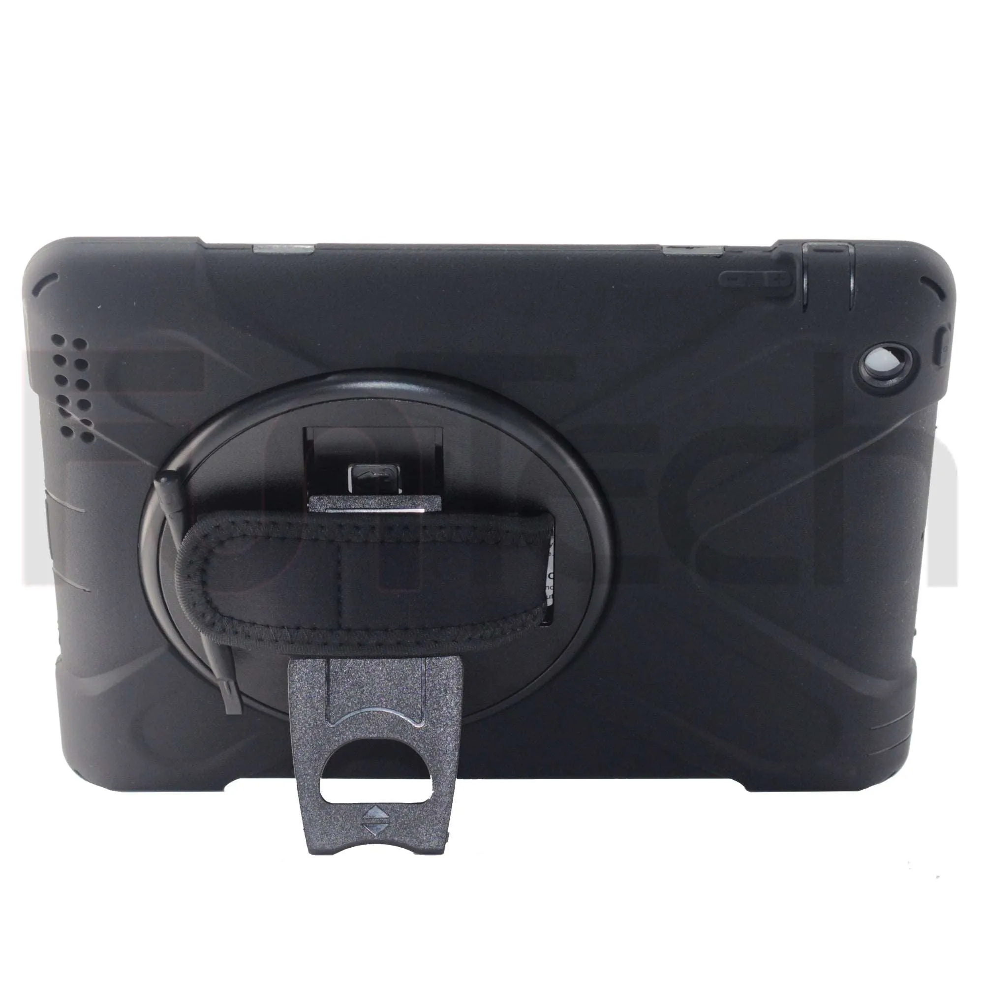 iPad 2/3/4, 360` Hard Shockproof Case, Color Black,