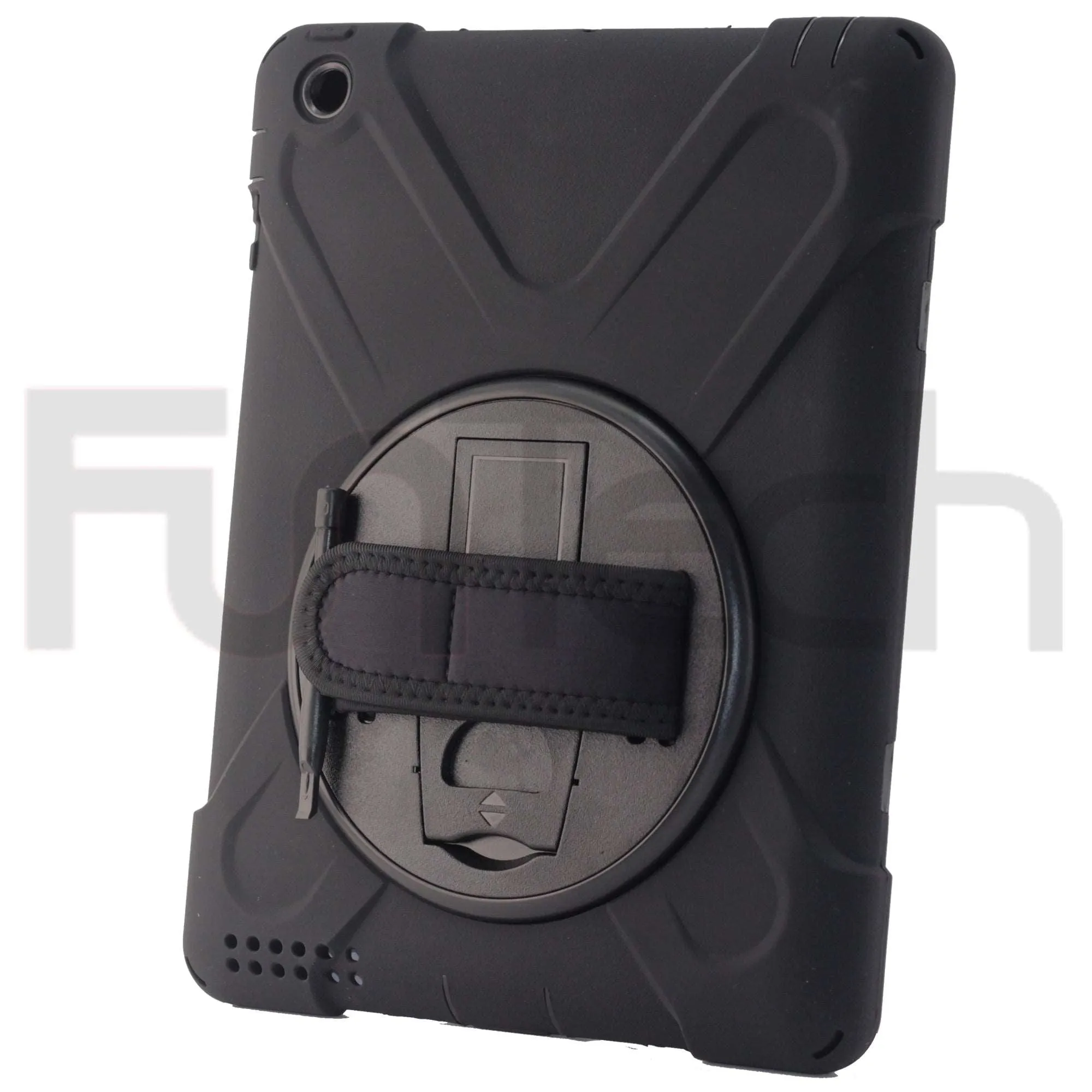 iPad 2/3/4, 360` Hard Shockproof Case, Color Black,