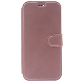 iPhone 13 Case, Leather Wallet Case, Color Pink.