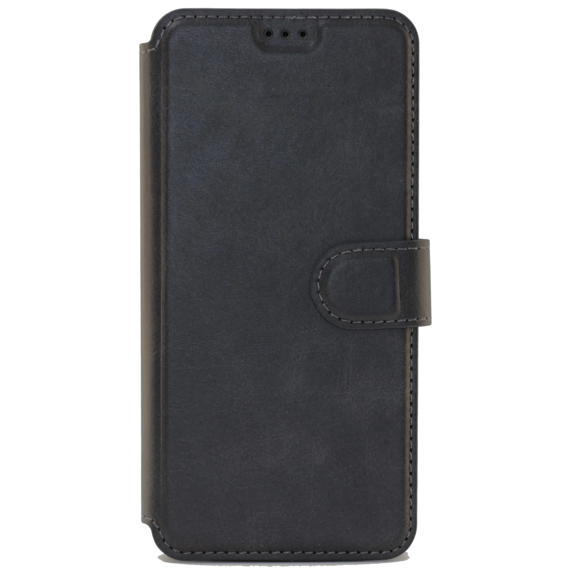 iPhone 13 Mini Case, Leather Wallet Case, Color Black.