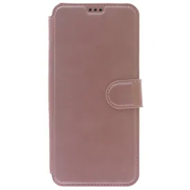 iPhone 13 Pro Case, Leather Wallet Case, Color Pink.