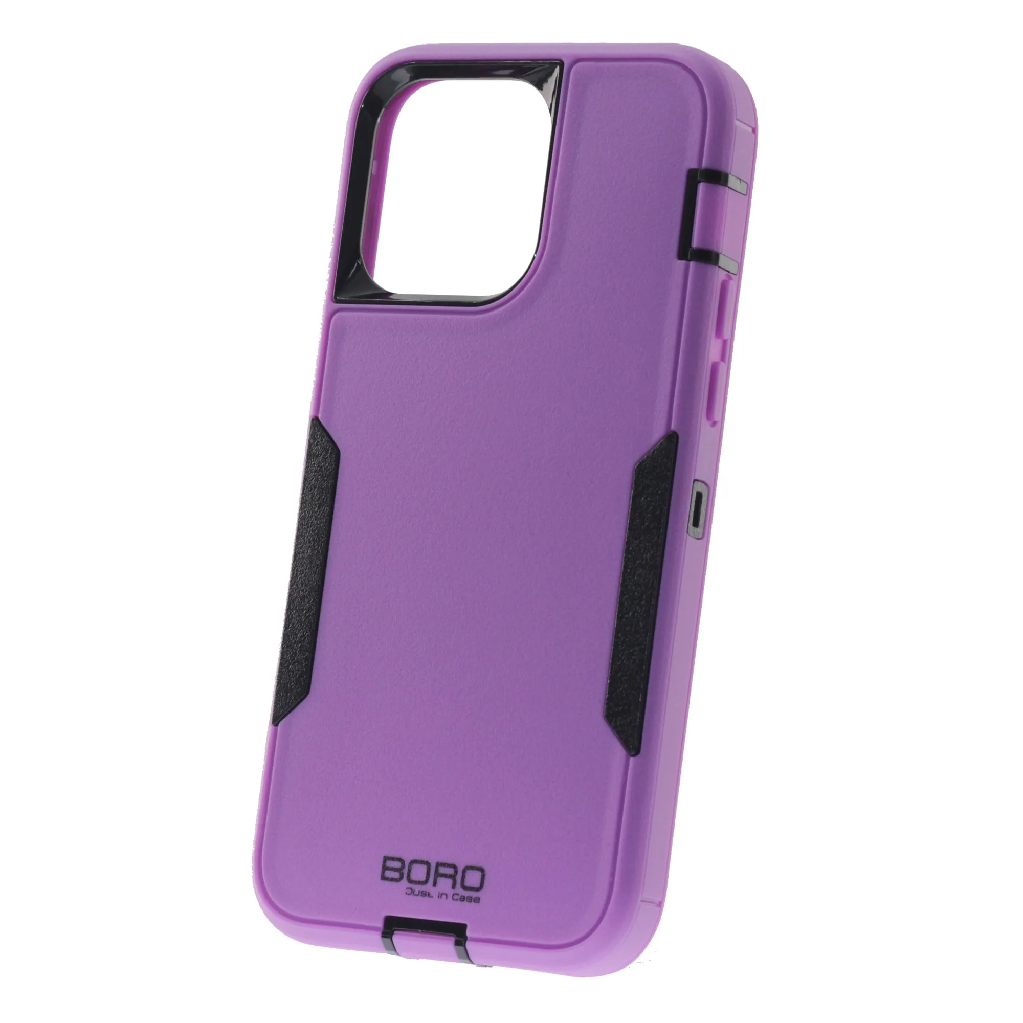 iPhone 14 Pro Max, Defender Case, (BORO) Color Purple