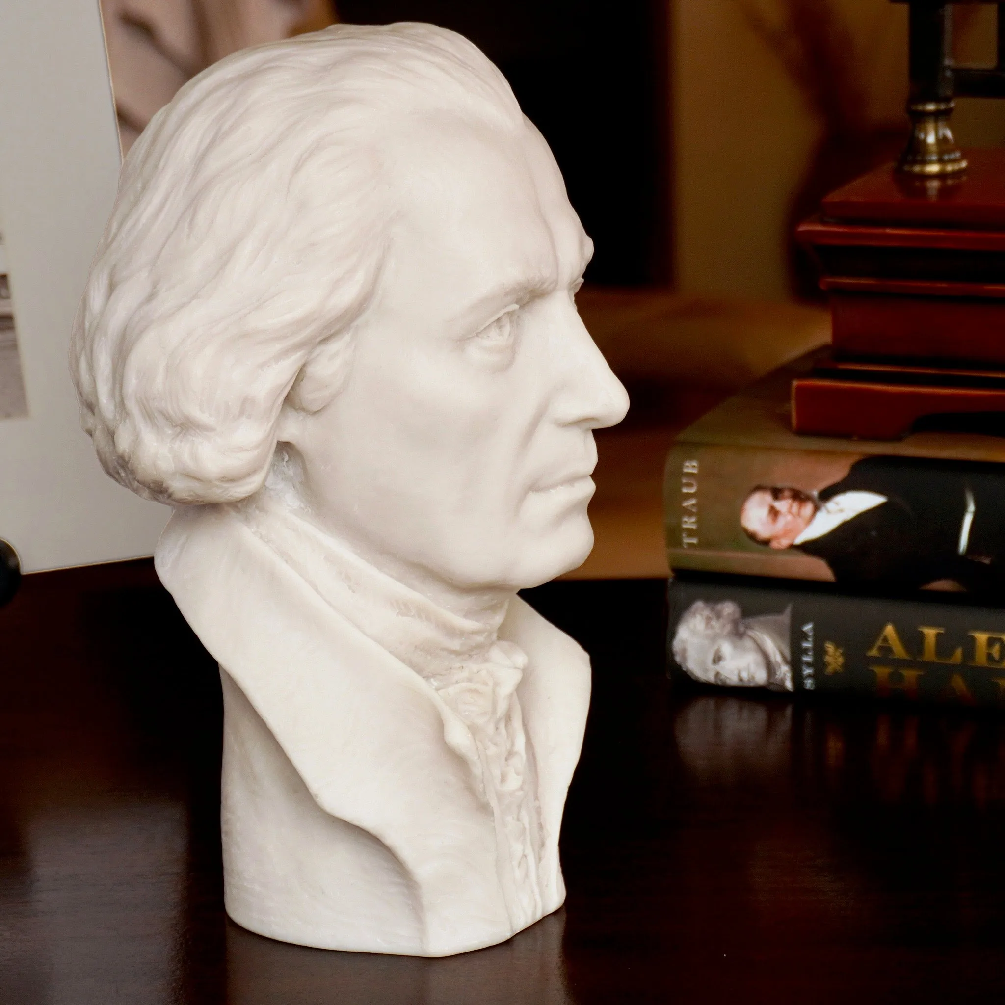 James Madison 11-inch White Bust