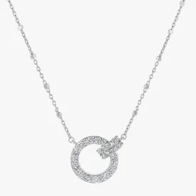 Lab Grown Triple Circle Diamond Necklace