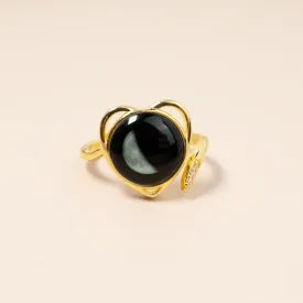 Luna Love Ring in Gold