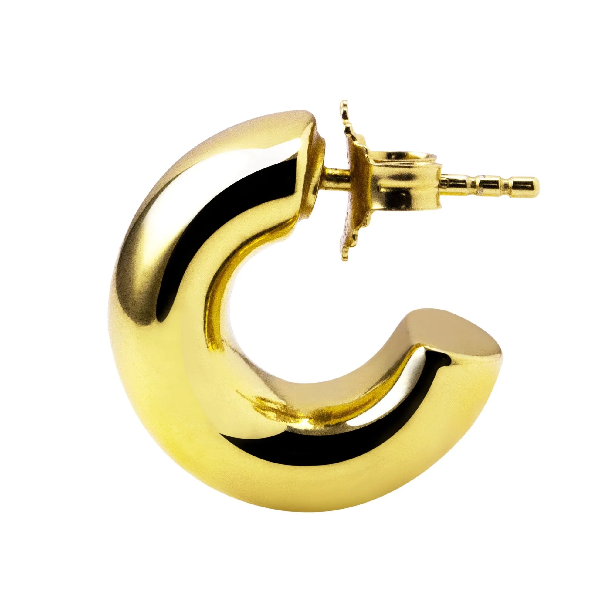 Manhattan Gold Hoop Earrings