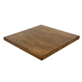 Medium Walnut Finish White Oak Butcher Block Table Top