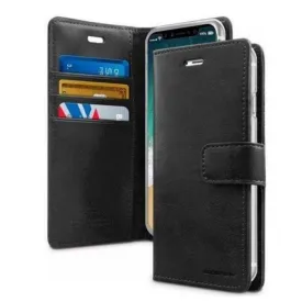 Mercury Blue Moon Diary Case for iPhone 13 Mini - Black