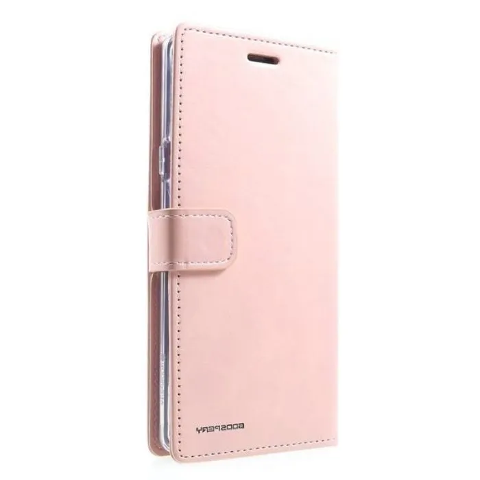 Mercury Blue Moon Diary Case for Samsung Galaxy A12 - Rose Gold