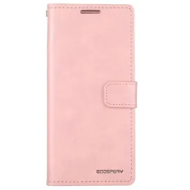 Mercury Blue Moon Diary Case for Samsung Galaxy A12 - Rose Gold