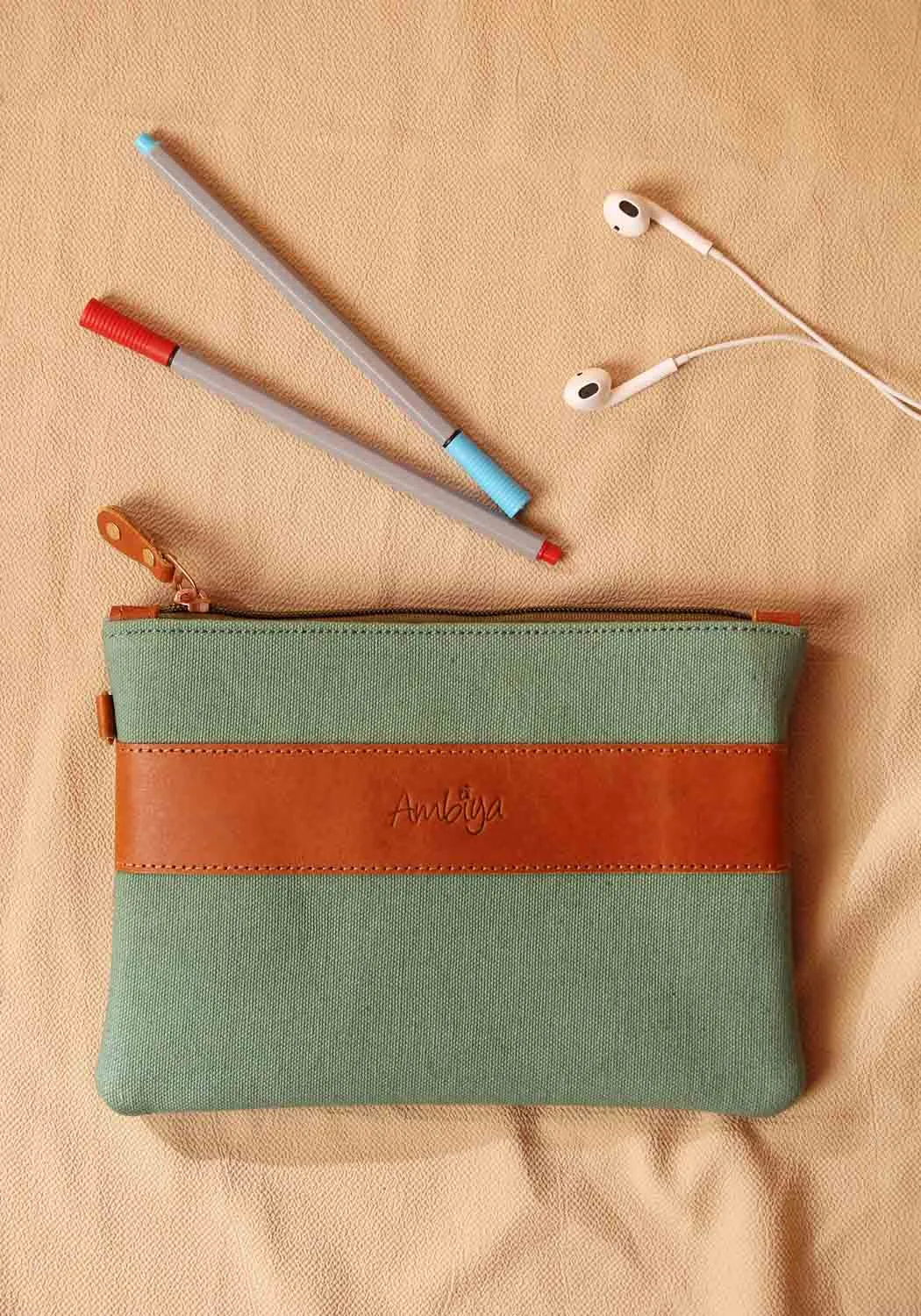 Moma Canvas Fabric Multiutility Pouch