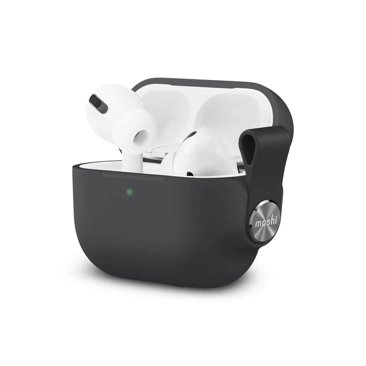 Moshi Pebbo Apple AirPods 3rd Gen 2021 Case Black