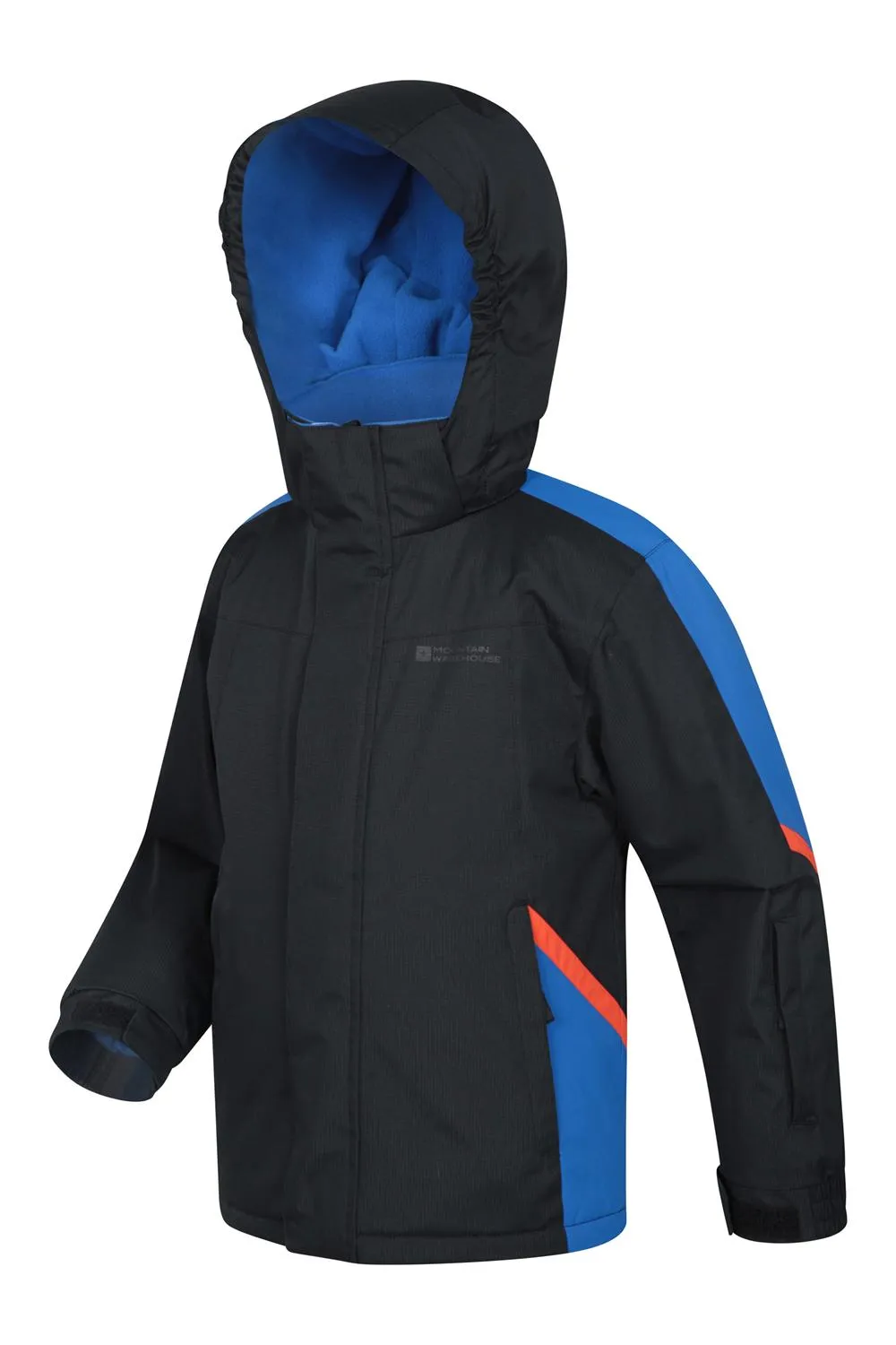 Mountain Warehouse Boys Ski Jacket with Snow proof Fabric and Fleece Lining