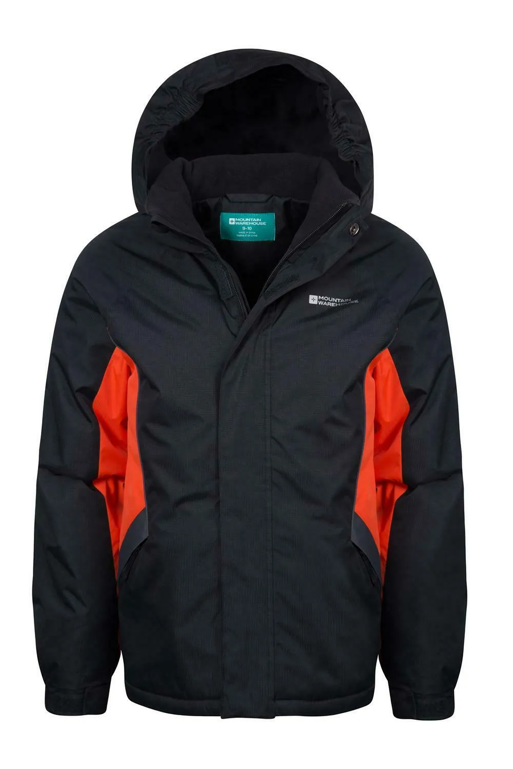 Mountain Warehouse Boys Ski Jacket with Snow proof Fabric and Fleece Lining