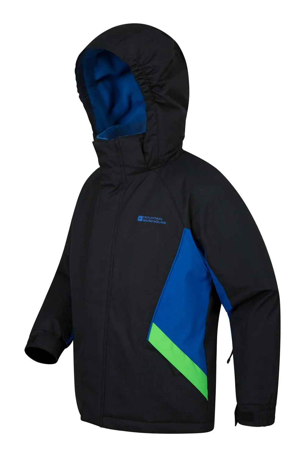 Mountain Warehouse Boys Ski Jacket with Snow proof Fabric and Fleece Lining