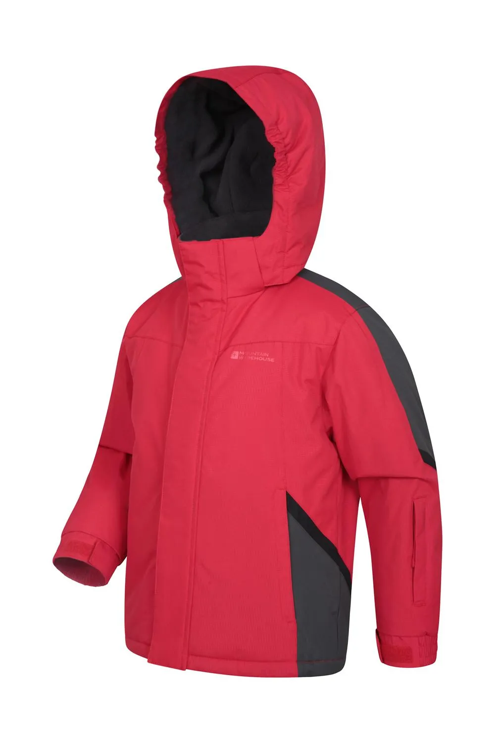 Mountain Warehouse Boys Ski Jacket with Snow proof Fabric and Fleece Lining