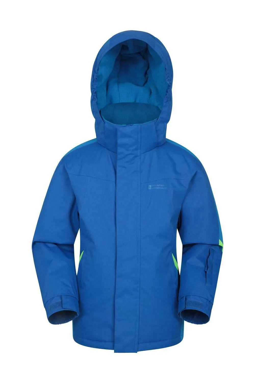 Mountain Warehouse Boys Ski Jacket with Snow proof Fabric and Fleece Lining