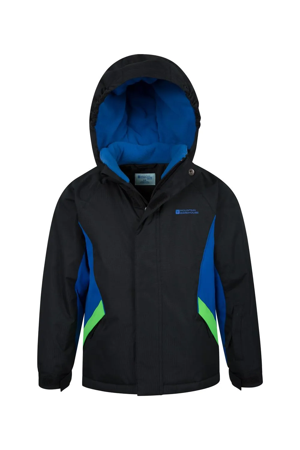 Mountain Warehouse Boys Ski Jacket with Snow proof Fabric and Fleece Lining