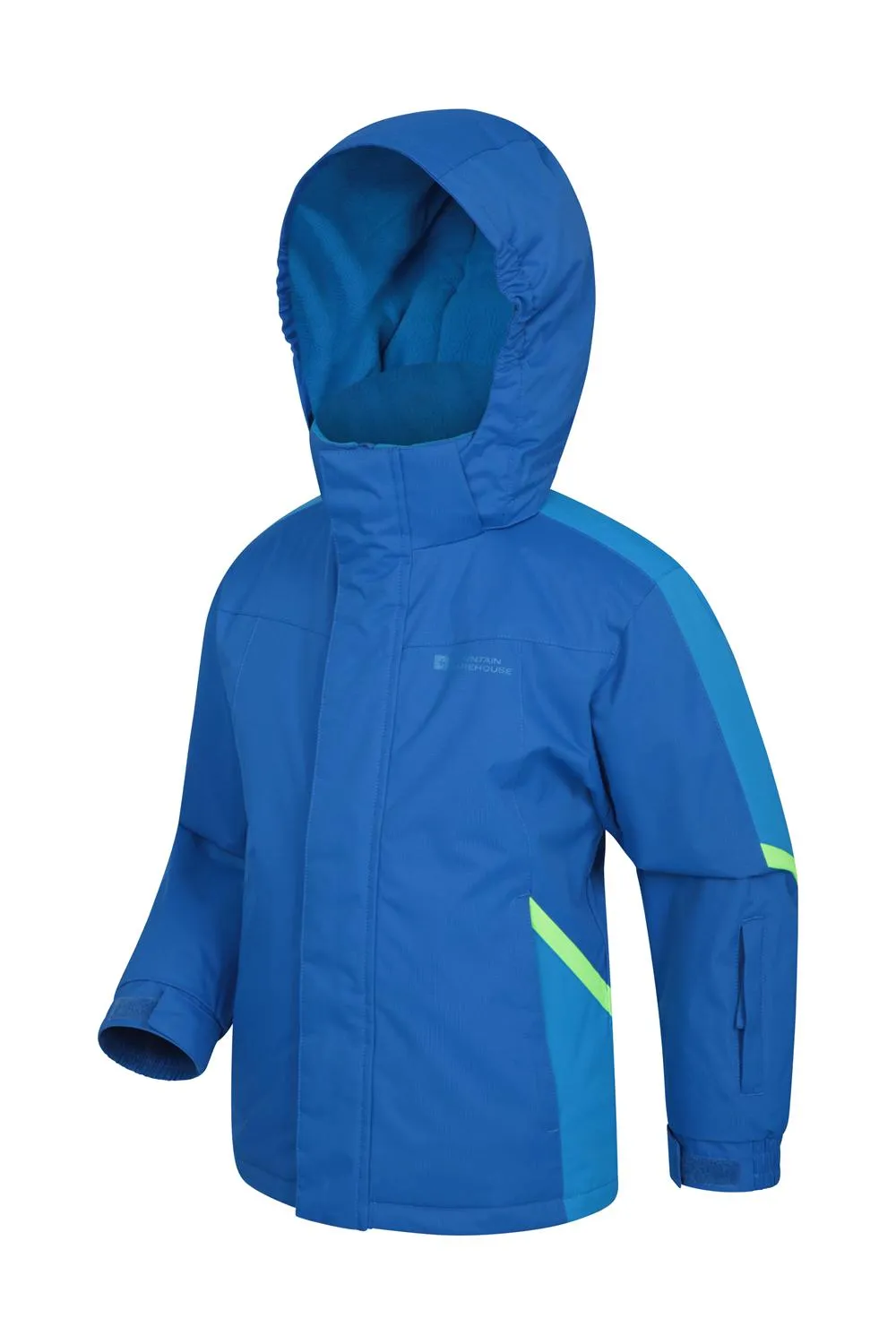 Mountain Warehouse Boys Ski Jacket with Snow proof Fabric and Fleece Lining