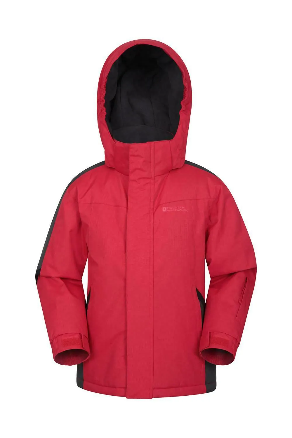 Mountain Warehouse Boys Ski Jacket with Snow proof Fabric and Fleece Lining