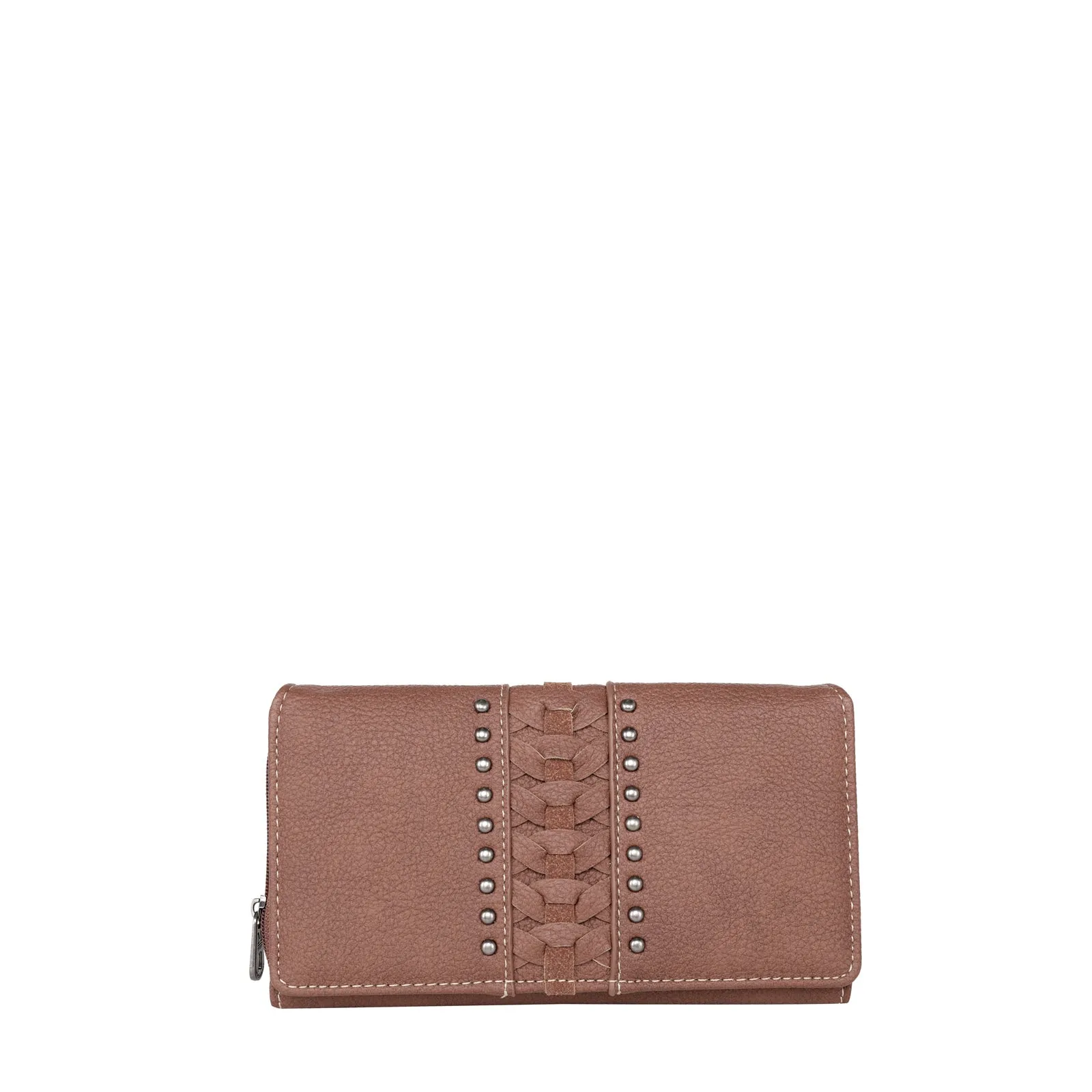 MW1155-W010 Montana West Whipstitch Collection Wallet