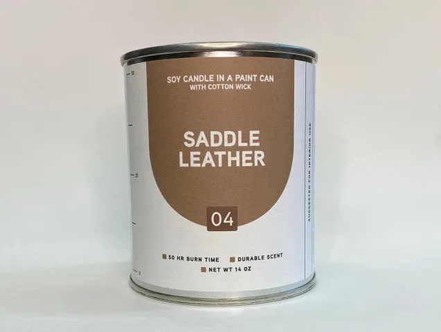 Paint Can Candle 04 | Saddle Leather | Manready Mercantile