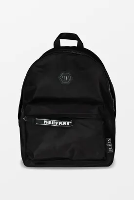 Philipp Plein Black TM Backpack