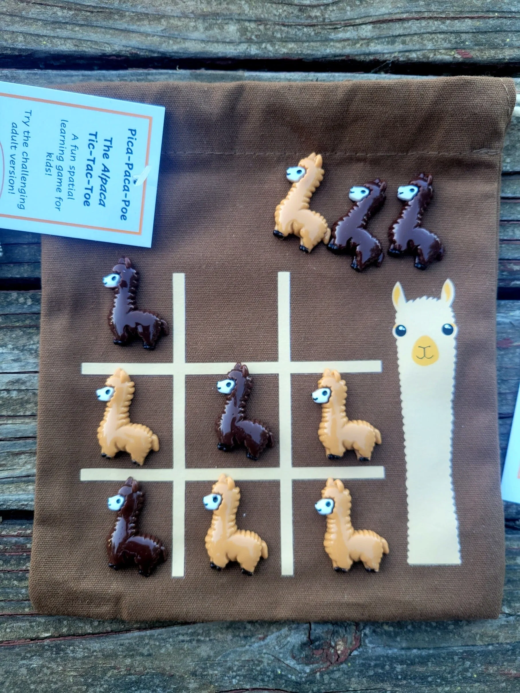 Pica Paca Poe - Alpaca Tic-Tac-Toe Game