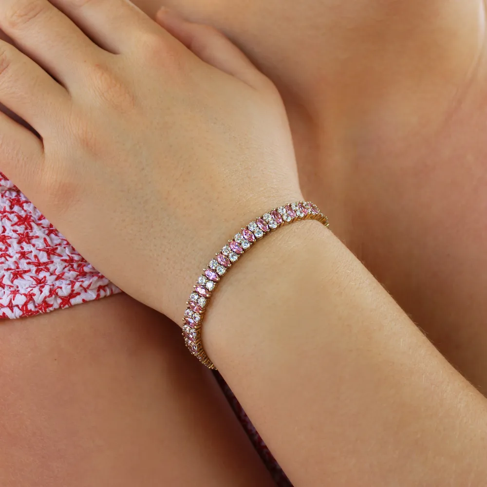 Pink 'n White Delight Bracelet