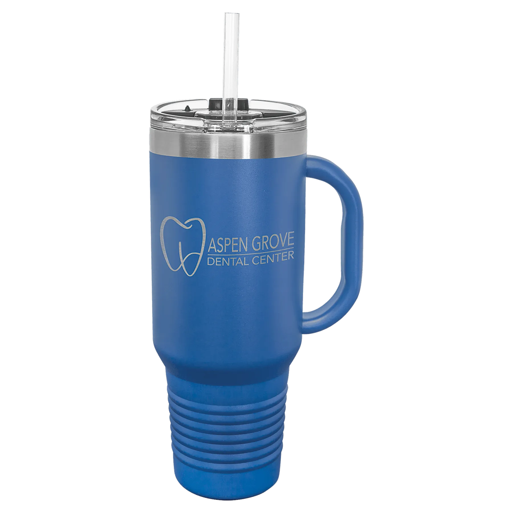 Polar Camel 40 oz. Travel Mug with Handle (Straw Included)