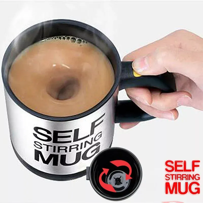 Self Stirring Auto Coffee Mug Cup, Self Mixing & Spinning