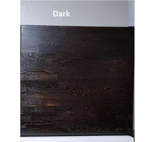 Smoked Carbon Ash Wood Restaurant Table Tops