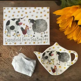 TB04 Daisy Field Farm Tea Bag Tidy