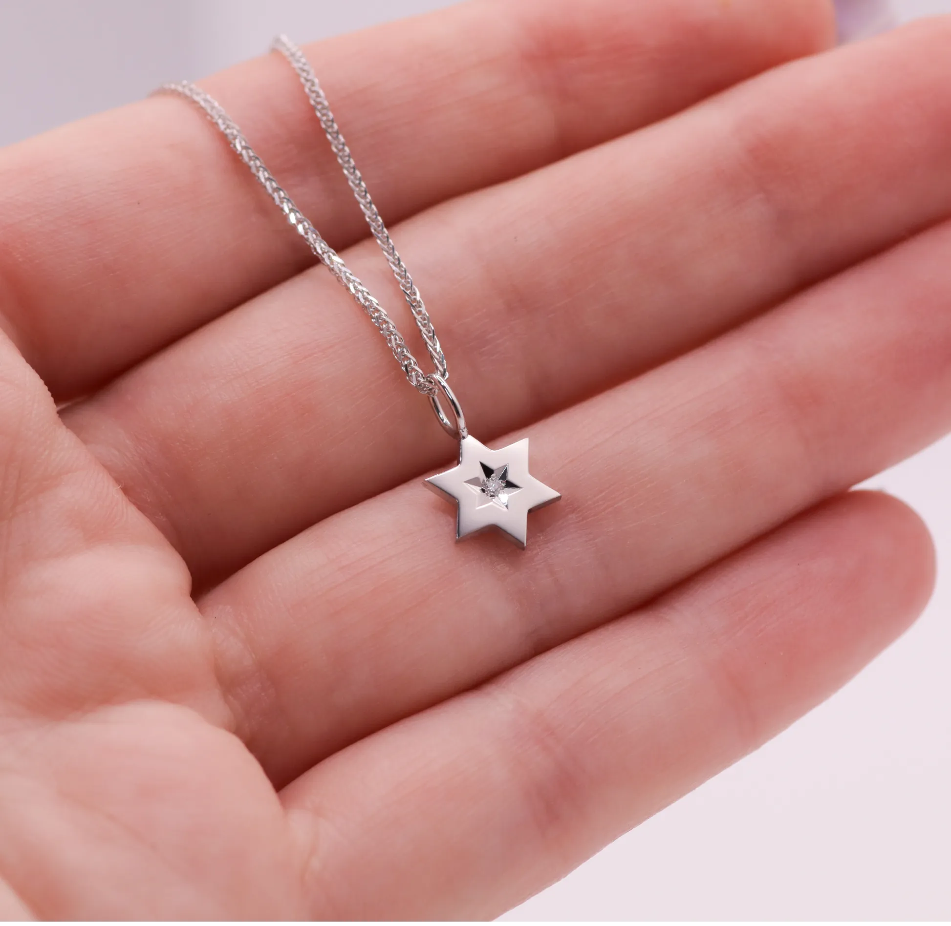 The Gaza envelope Shield Star Of David Gold pendant