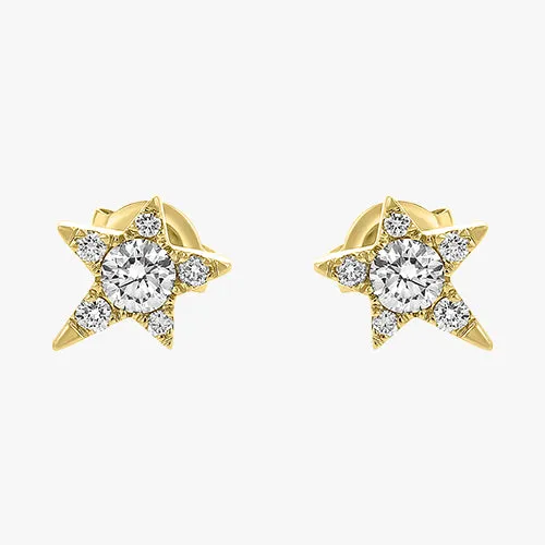 The Single Star Diamond Earring