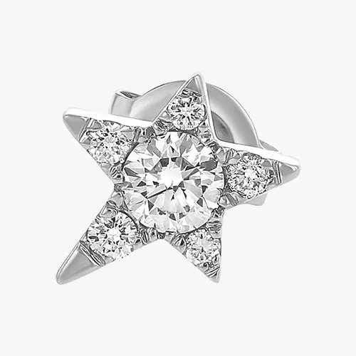 The Single Star Diamond Earring