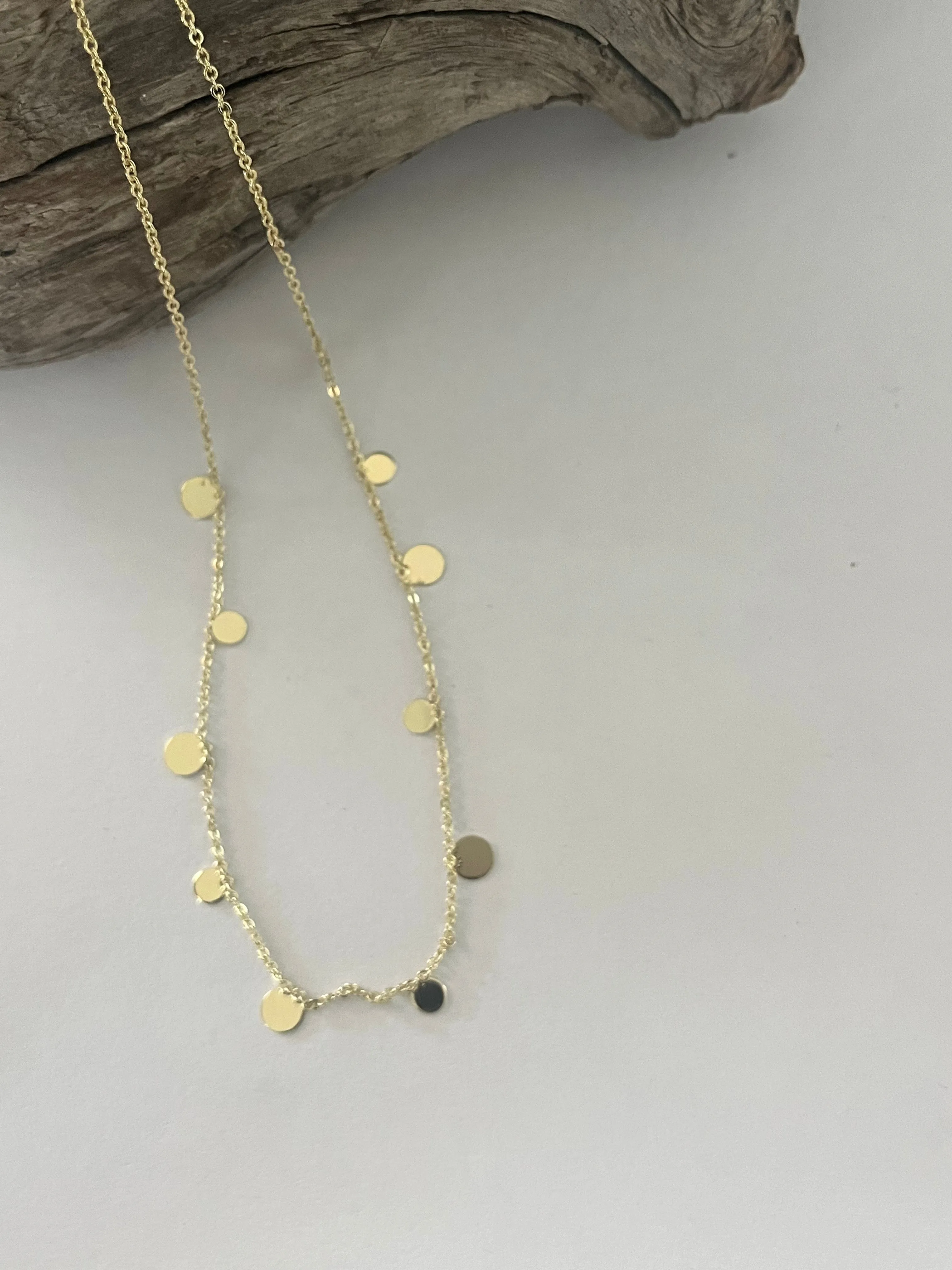 Tiny Disk Necklace