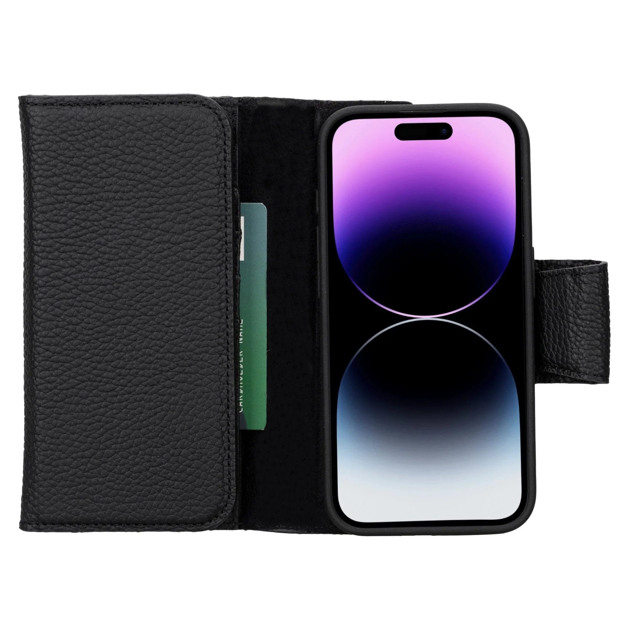 Tudor iPhone 16 Pro Wallet Case, Pebble Black