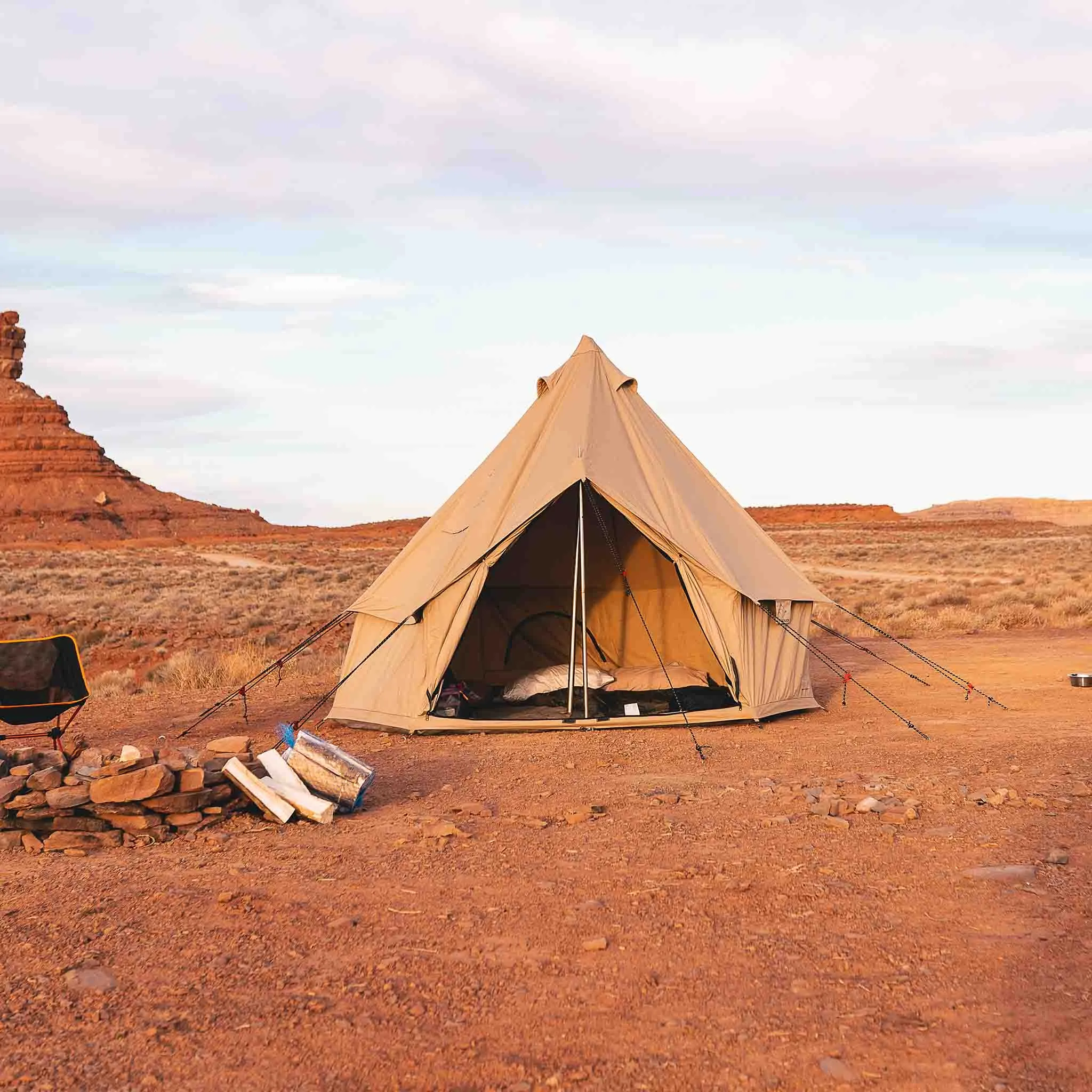 Used - 10' Regatta Bell Tent - Sandstone Beige