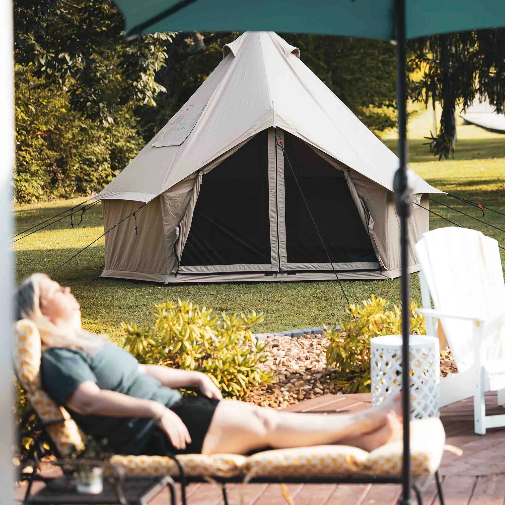 Used - 10' Regatta Bell Tent - Sandstone Beige