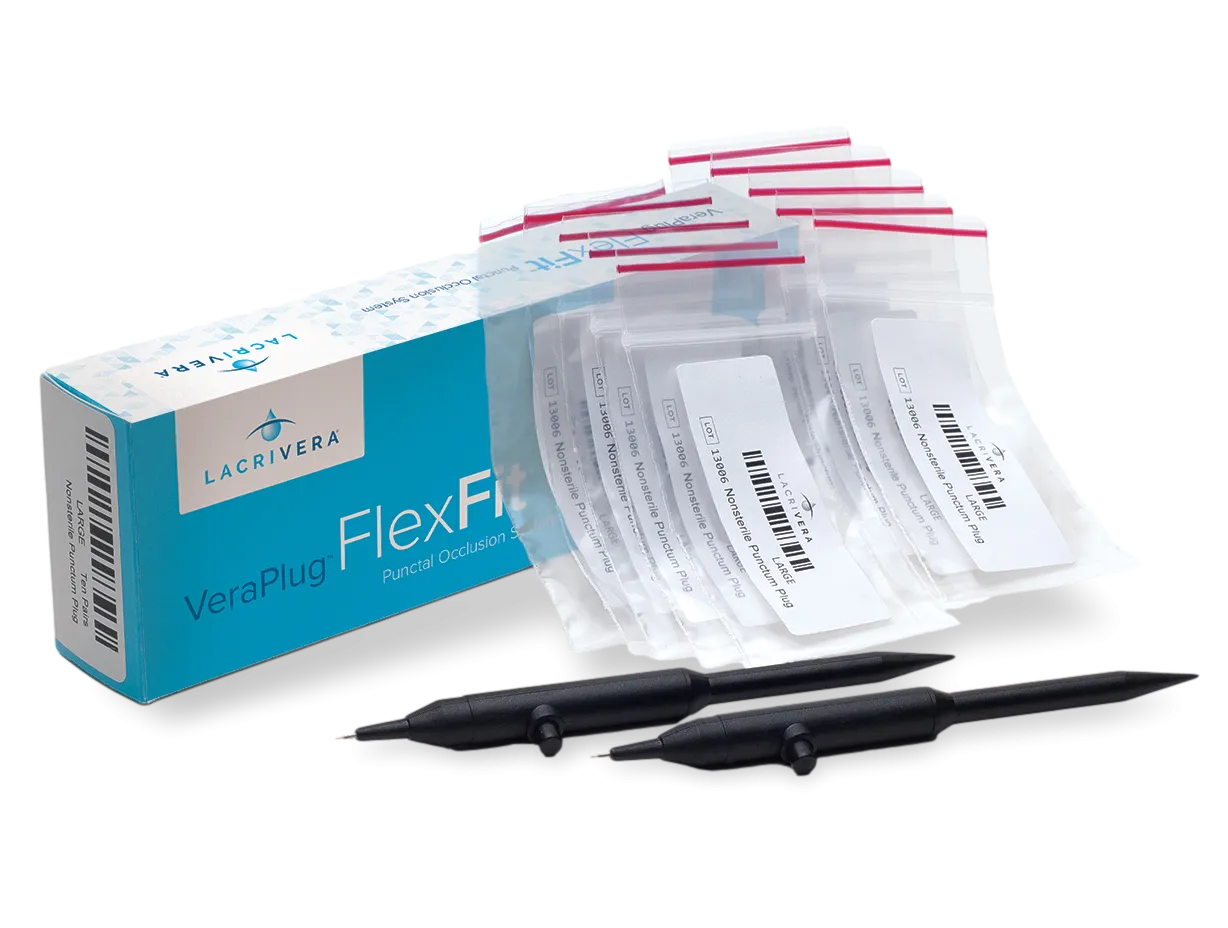 VeraPlug FlexFit Non-Sterile, Bulk Punctal Plug (20 per box)