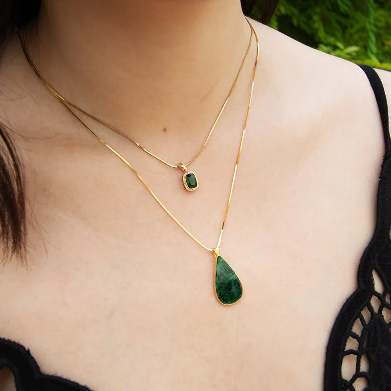 Verdant Diopside Pendant