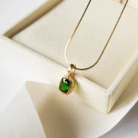 Verdant Diopside Pendant