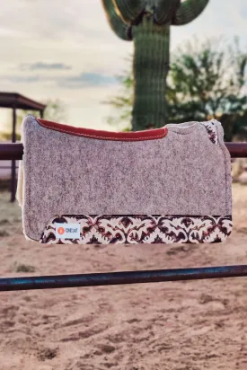 White Laredo Iconoclast Saddle Pad