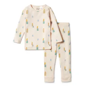 Wilson & Frenchy Organic Long Sleeve Pyjamas Rainbow Mountains